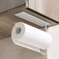 thumbnail image 1 of Kitchen Paper Towel Holder Under Cabinet - Toilet Roll Holder Wall Mounted Self Adhesive - Hanger Towel Rack , Refrigerator, 1 of 5