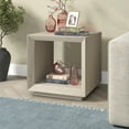thumbnail image 6 of Evelyn&Zoe Tannen 22" Wide Rectangular Side Table, Alder White, 6 of 8