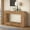 Brown, variant on Demi Bonn 47" Farmhouse Console Table, Modern Living Room Sofa Table with Storage, Contemporary Entryway Hall Table, Foyer Display Table, Brown