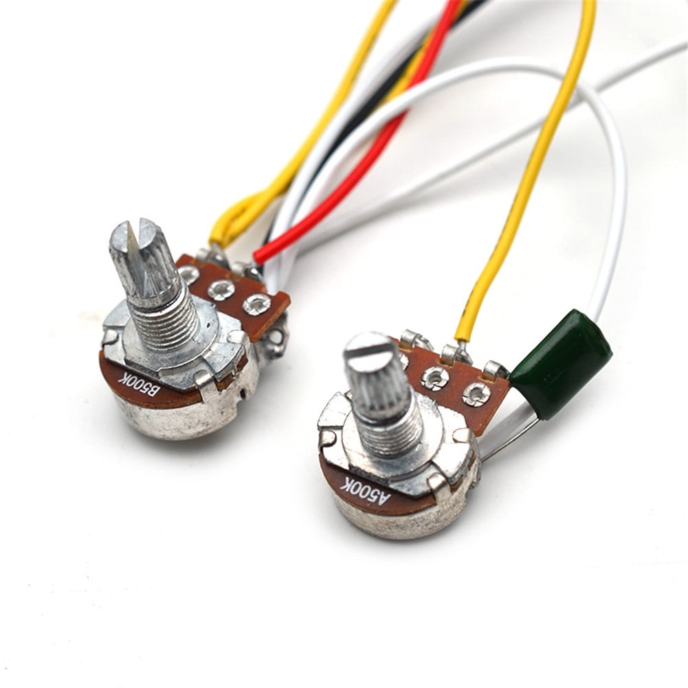 Electric Guitar Dual Pickups Complete Line Harness 3 Way Toggle Switch Pickup for ST Electric Guitar
