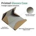 thumbnail image 2 of 2 Pack Eyeglass Case Hard Shell with Foldable Design, Portable Sunglass Case for Glasses Protection , Lightweight, 2 of 7