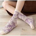 thumbnail image 5 of Holzlrgus Women's Cute Vintage Floral Patterned Cotton Crew Socks Teen Girls Korean Kawaii Fancy Dress Socks, 5 of 6