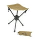 thumbnail image 2 of Taburete giratorio para acampar, taburete trípode plegable, silla portátil con bolsa de almacenamiento para senderismo, playa, caminatas, conciertos, Caqui, 2 of 8