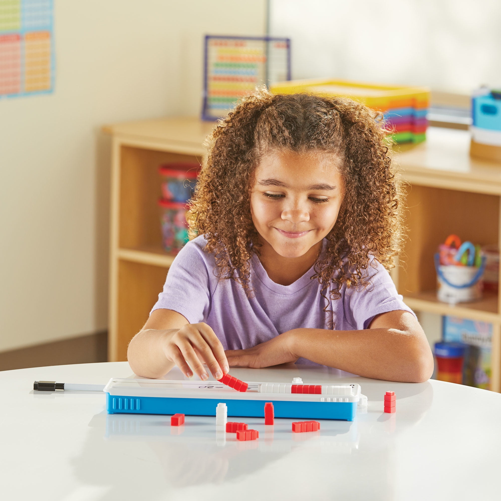 hand2mind Open Number Line Activity Set, Math and Counting Tool, Math Manipulative for Elementary School