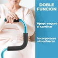 thumbnail image 2 of Baston Ortopedico Doble Apoyo De 4 Patas Aluminio Ajustable, 2 of 6