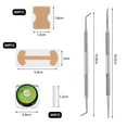 thumbnail image 2 of LNGOOR Ingrown Toenail Tool Set  Corrector Pedicure Tools  152 Pieces Curved Nail Tools  Ingrown Toenail Correction Patch  Toenail File  Lifter  for Ingrown Toenails, 2 of 8