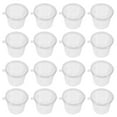 thumbnail image 1 of 100 vasos de plástico para salsa para llevar, recipientes para salsa de ensalada y condimentos con tapas., 1 of 8