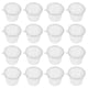 thumbnail image 1 of 100 vasos de plástico para salsa para llevar, recipientes para salsa de ensalada y condimentos con tapas., 1 of 8