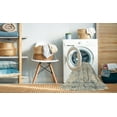 thumbnail image 2 of Ahgly Company Machine Washable Indoor Round Contemporary Gold Area Rugs, 5' Round, 2 of 7