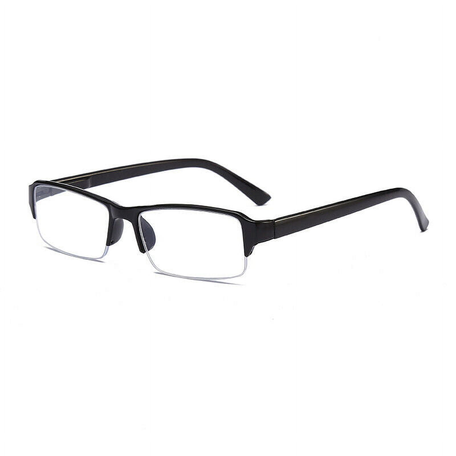 9 Packs Mens Womens Rectangle Half Frame Blue Light Blocking Reading Glasses Spring Hinge Readers +3.50