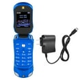 thumbnail image 1 of Lishi Ferrari Car Shape Flip Phone - GSM Cell Phone US Blue, 1 of 13