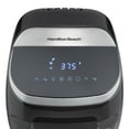 thumbnail image 2 of Four friteuse à air numérique Hamilton Beach avec rôtissoire, capacité de 11,6 qt, noir, 1700 W, 1 unité, modèle 35073, 2 of 7