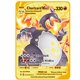 thumbnail image 5 of Gold Card Metal Card Game Anime Battle Gold HP English Kaarten Charizard Pikachu Action Collection Child Toys, 5 of 5