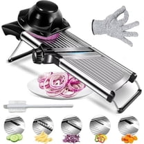 Mandoline slicer Mandoline food slicer for kitchen Adjustable stainless steel blades Vegetable Chopper Potato Tomato Carrot Vegetable Fruit and Onion Cutter$$Home Decor, Kitchen, & Other