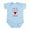 Sky Blue, variant on CafePress - My Aunt Loves Me Infant Bodysuit - Baby Light Bodysuit, Size Newborn - 24 Months
