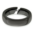 thumbnail image 4 of Edward Mirell Black Ti .10ct Diamond 6mm Band, 4 of 7
