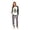 Women, variant on Holiday Sleepwear Nordic Gnome Matching Family Pajamas, Christmas Tomte Graphic with Checkered Bottom, Long Sleeve Crew Neck Raglan Top and Pants Set, Comfortable Loungewear for Festive