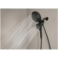 thumbnail image 2 of MOEN Magnetix 6-Spray Patterns with 1.75 GPM 6.75 in. Wall Mount Dual Shower Heads and Handheld in Matte Black, 2 of 3