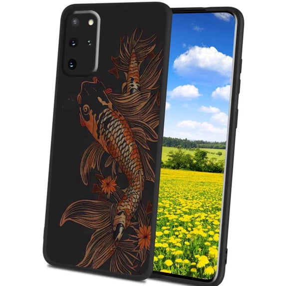 Compatible with Samsung Galaxy S20+ Plus Phone Case, Koi-Fish-13 Case Silicone Protective for Teen Girl Boy Case for Samsung Galaxy S20+ Plus