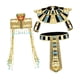 thumbnail image 3 of 5 Piezas De Accesorios Para Disfraces Egipcios De Mujer, Tocado De Reina De Egipto, Trajes De Fiesta, 3 of 9