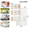 thumbnail image 6 of Yayeee 2 Pack Hand Towels for Bathroom 100% Cotton 16" x 28" Soft Absorbent Kitchen Towel, Toasts Pattern, 6 of 7