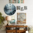 thumbnail image 4 of Foggy Forest Man Walking Wall Clock 10-Inch Silent Wooden Wall Clock, Battery Operated (AA Batteries Not Included), Artistic Home Decor, 4 of 7