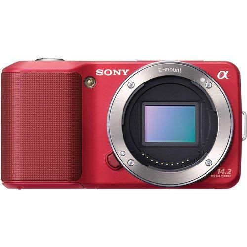 Sony a (alpha) NEX-3 14.2 MP Digital Camera - Red (Body Only)