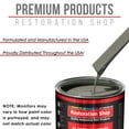 thumbnail image 3 of Restoration Shop - Dove Gray Acrylic Lacquer Auto Paint - Complete Gallon Paint Kit with Slow Thinner, 3 of 4