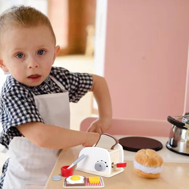 Coriver Cuisine Bois Enfant, Grille-Pain en Bois Bebe, Cuisine Enfant Accessoire avec Tartines de Pain, Jeu de Rôle Ustensile Enfants pour Garçons Filles 3+ Ans Coriver Cuisine Bois Enfant, Grille-Pain en Bois Bebe, Cuisine Enfant Accessoire avec Tartines de Pain, Jeu de Rôle Ustensile Enfants pour Garçons Filles 3+ Ans
