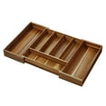 thumbnail image 6 of iDesign Expandable Acacia Wood Cutlery Drawer Organizer, 6 of 8