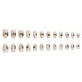 thumbnail image 7 of Halloween Press On Nails 24 Pcs, Cute Spooky False Nails with Pumpkin Ghost Bat Web Designs, Medium Almond and Coffin Shapes Reusable Fake Nail Tips for Halloween Party, Women's Artificial Nails Set, 7 of 7