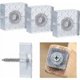 thumbnail image 1 of Almohadillas de goma antideslizantes, almohadillas de protección para patas de muebles de forma cuadrada para sillas, sofás, almohadillas cuadradas para sillas para reducir el ruido (30, 1 of 5