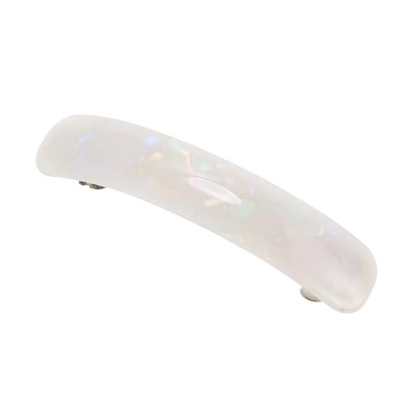 Unique Bargains 1 Pc Hair Barrettes Retro Hair Clips White Colorful