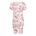 thumbnail image 4 of Blusas para las Mujeres Casual Impreso Cuello en V Manga Corta Blusa Pantalones Cortos, Conjuntos de Ropa para las Mujeres, 4 of 5
