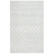 SAFAVIEH Ebony Abagail Diamond Area Rug, Grey/Ivory, 3' x 5'
