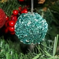 thumbnail image 4 of Christmas Tree Ball Ornaments 3.15 inch Glitter Sequin Foam Ornaments Hanging Decorations for Christmas Wedding Party Holiday Decor 2pc, 4 of 7