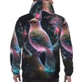 thumbnail image 3 of Bingfone Bird 3 Men's Drawstring Hoodie Long Sleeve Pocket Sweatshirts-XX-Large, 3 of 6