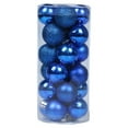 thumbnail image 4 of Solid Color Christmas Ornaments,Shiny Matte Glitter Mixed Shatterproof Plastic Christmas Ornaments Balls for Xmas Christmas Tree Holiday Wedding Party Decoration,24 Count, 4 of 7
