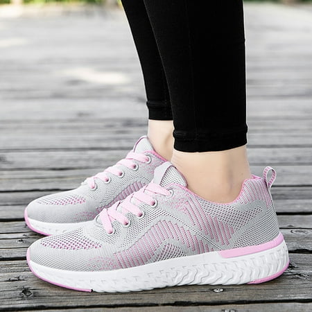

Women Outdoor Mesh Lace-Up Sports Shoes Runing Breathable Shoes Sneakers