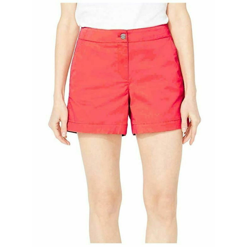 Nautica Nautica Women's Tailored Stretch Cotton Patterned Shorts