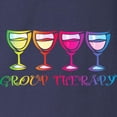 thumbnail image 3 of CafePress - Wine Group Therapy 2 Long Sleeve Dark T Shirt - Long Sleeve Dark T-Shirt, 3 of 4