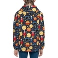 thumbnail image 6 of Pofeuu Colorful Astronomy Print Teenage Zipper Hoodie Sweatshirts Hooded Casual Jackets With Pocket For Boys Girls-Medium, 6 of 6