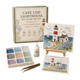 thumbnail image 2 of Cape Cod Lighthouse Sea Glass Art Kit DIY American Coast Lighthouse Themed Mosaic Kit Creative Handmade Home Decoration Gift For Adults, 2 of 6