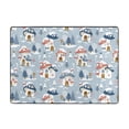 thumbnail image 7 of Area Rugs For Living Room Decor - cute Mushroom Village Soft Anti Slip Throw Washable Rugs 5x7 For Bedroom, Indoor Carpet For Bedroom Living Room 80x58In, 7 of 7