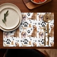 thumbnail image 5 of Golden Retriever Summer Placemats Table Placemats Set Of 4-Linen Kitchen Washable Placemats Table Mats 11.8"x17.7"Non-Slip Heat Resistant, 5 of 6