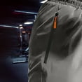 thumbnail image 4 of Men's Sport Shorts Zipper Pocket Casual Shorts for Summer Drawstring Waist Solid Color Shorts, 4 of 7