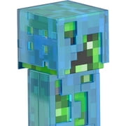 Minecraft Diamond Level Creeper, 5.5-inch Collector Action Figure with Die-Cast Accessories