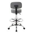 thumbnail image 6 of Boss Office Products Antimicrobial Vinyl Mid-Back Medical/Drafting Stool, Grey, 6 of 9