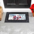 thumbnail image 2 of Evergreen Santa and His Reindeer Sassafras Indoor Outdoor Switch Doormat 1'10"x10" Multicolored, 2 of 3