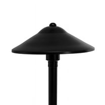 VOLT Max Spread 12V Solid Cast Brass Path Light, Black